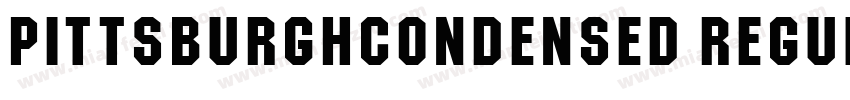 PittsburghCondensed Regular字体转换
